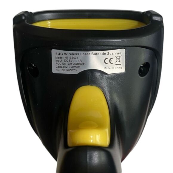 HooToo Barcode Scanner, 2.4Ghz Wireless and Wired Barcode Scanner - Picture 4 of 9